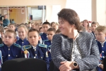 Летчики авиационной группы «Стрижи» посетили челябинскую школу 13.09.2019